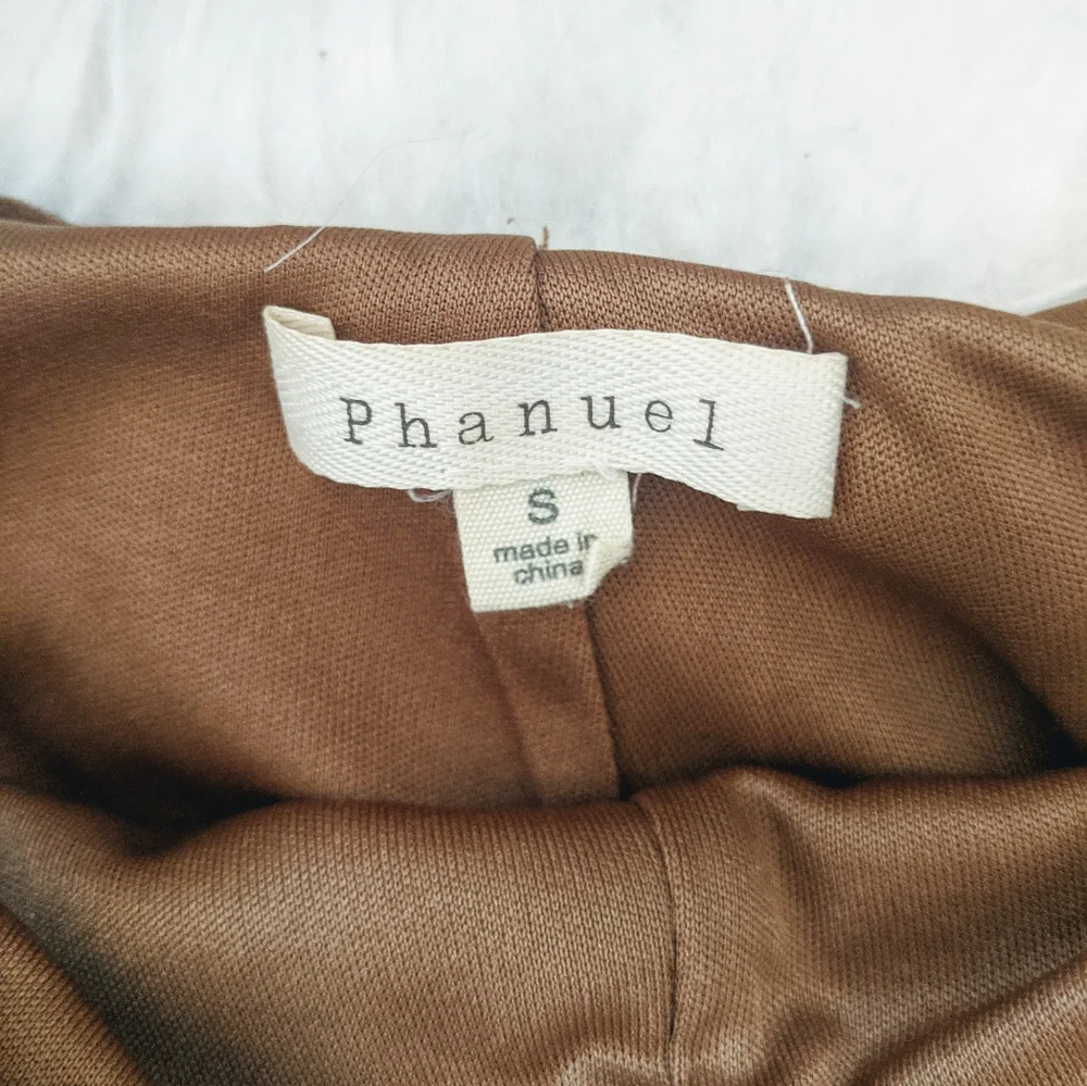 Phanuel Suede Leather Lace Mini Shorts